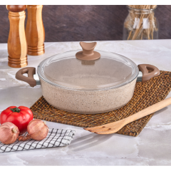 TAÇ 26 CM GRANİT BASIK PİLAVLIK TENCERE
